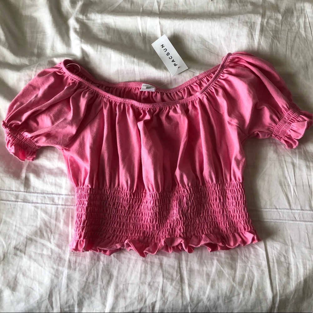 Pink Pacsun crop top